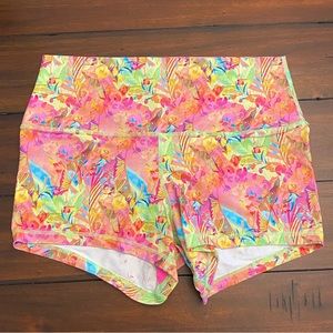 Peachy Athletic Citrus Bliss Extra Peachy Shorts Size XL